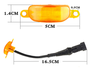 Luz de Rejilla LED de Aluminio de 24V, 4 Piezas, Color Ámbar y Ahumado, para Runner 2014-2019, de Fábrica Moxi - Product Image 4