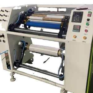 Rewinder Stretch Film Cling Film Rewinding and Slitting Machine SEMI- AUTOMATIC