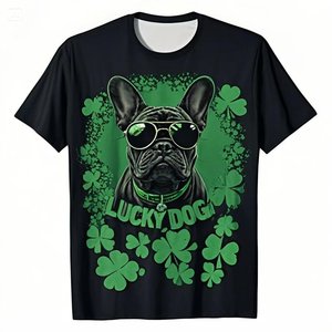 BOTTCOOLA Polyester <span class=keywords><strong>pas</strong></span> <span class=keywords><strong>cher</strong></span> garçon décontracté vêtements de sport 5D impression numérique logo été à manches courtes pour la mode chemises pour hommes - Product Image 4