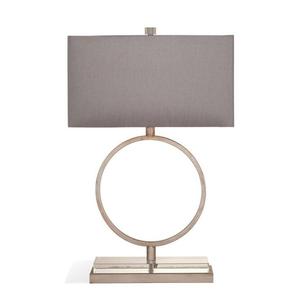 Lampe de table en fer avec abat-jour tambour pour salon, chevet et hôtel - Product Image 1