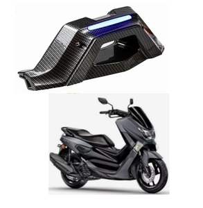 Accessoires de moto dossier nouveau Nmax 155 type Transformateur petit dossier avec lumière pour nouveau <span class=keywords><strong>yamaha</strong></span> nmax 155 <span class=keywords><strong>125</strong></span> 2020 <span class=keywords><strong>2021</strong></span> - Product Image 1