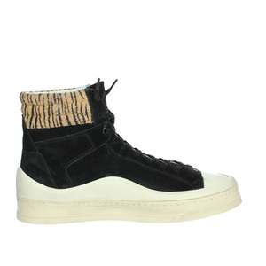 รองเท้าผ้าใบ P448 Donna รุ่น F23RAIL สีดำ Nero ไซส์ 37 ทรง Chunky High Top - Product Image 4
