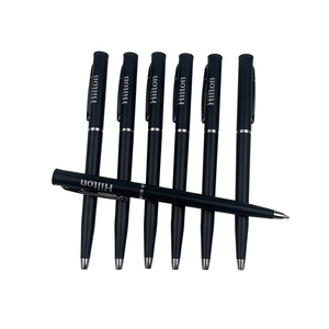 Stylo publicitaire personnalisé en plastique pour entreprise, vente en gros de l'usine de Wenzhou, stylo à bille pour l'hôtel Hilton - Product Image 1