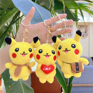 Peluche <span class=keywords><strong>Pikachu</strong></span> de dessin animé, adorable porte-clés, cadeau d'anniversaire, jouet pour machine à attraper, rembourrage en coton PP, unisexe, 11-30 cm, pour les jeunes - Product Image 1