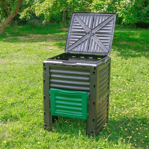 300L Outdoor Plastic Folding Garden Compost Bin