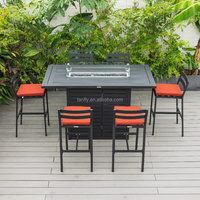 Vente de gros Table et chaises d'extérieur en fonte d'aluminium pour le jardin