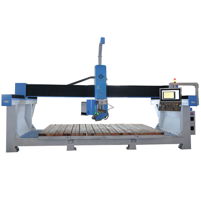 China Manufactured 5 Axis Stone CNC Router Good Quality Bridge Cutting Machine for Granite Marble Stone Core Motor Component