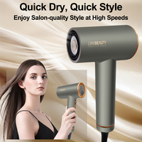 Sèche-cheveux ionique haute vitesse, styler portable pour les voyages, lissage des cheveux avec diffuseur pour hôtel et usage domestique