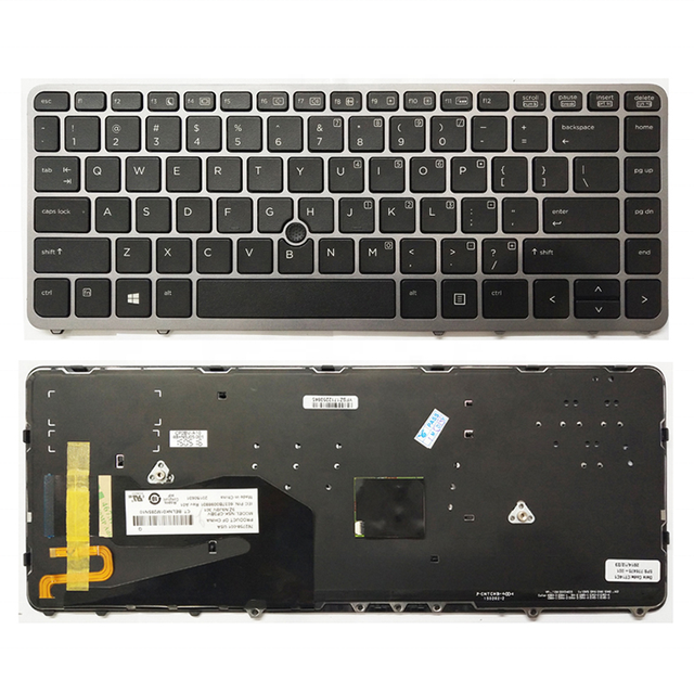 Customized Languages on Laptop Keyboard Replacement for Hp Elitebook 840 G1 G2 850 G1 736654-00 Backlit Laptop Keyboard