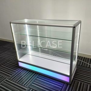60inch cửa hàng bán lẻ kính khói cửa hàng Showcase kiosk khung nhôm hiển thị Showcase thuốc lá phiên bản đầy đủ hiển thị trường hợp <span class=keywords><strong>4ft</strong></span> 5ft 6ft - Product Image 3