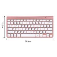 Kit Clavier et Souris Sans Fil USB 2.4G Ultra-Mince 78 Touches 1200 DPI Étanche pour Gaming, Ordinateur Portable/Bureau