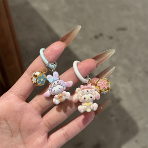 Móc khóa hoạt hình kiểu Sanrio mới có chuông: Bùa túi dễ thương, phụ kiện nữ tính cho học sinh, quà tặng cho bạn gái - Product Image 3