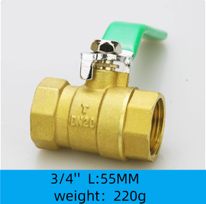 1/2 "3/4" สวิตช์บอลวาล์วทองเหลืองเครื่องมือฮาร์ดแวร์ที่จำเป็นสำหรับการบรรจุในกล่องน้ำดื่ม - Product Image 6