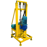 YIJINCHENG Petite Foreuse Portable 80m Entièrement Automatique Télescopique 380V/220V pour Puits d'Eau, Machine de Forage de Puits, Ferme et Jardin