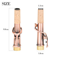 Brass High Pitched Saxophone Accessories Curved and Straight Neck Options Two Red Antique Pieces