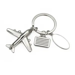 新产品创意不锈钢钥匙扣飞机发动机钥匙扣飞机礼品个性钥匙挂件汽车钥匙扣