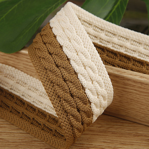 Tejido personalizado de <span class=keywords><strong>dos</strong></span> colores <span class=keywords><strong>con</strong></span> ropa, sombrero, zapatos, flor, lazo decorativo, accesorios para el cabello Diy, Material de horquilla, banda trenzada - Product Image 6