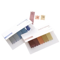 Baru Tiba Perekat Mandiri Morandi Kertas Berwarna Memo Pad Sticky Note Set