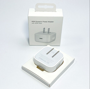 Cargador de 40W, Adaptador de Corriente Dinámico para iPhone, Cargador de 40W para iPhone con Cable Tipo C, Cargador para iPhone de 40W para UE, EE. UU. y Reino Unido - Product Image 3