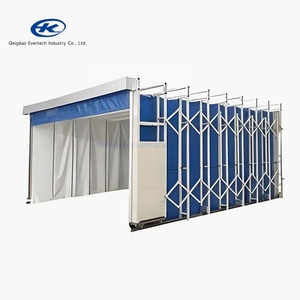 Openbare mobiele intrekbare telescopische opvouwbare spuitcabine voor grote zware werkstukken - Product Image 6