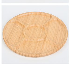 <span class=keywords><strong>Assiette</strong></span> à dîner ronde en <span class=keywords><strong>bambou</strong></span> fendu - Product Image 5