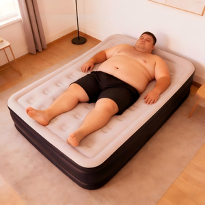Ensemble <span class=keywords><strong>de</strong></span> camping <span class=keywords><strong>extérieur</strong></span> moderne, matelas pneumatique auto-gonflant en PVC épais <span class=keywords><strong>de</strong></span> 40 cm, tapis <span class=keywords><strong>de</strong></span> couchage pliable avec pompe - Product Image 2