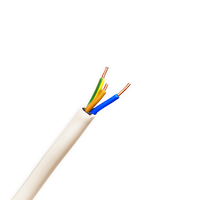 NYM BVV H05VV-U 1.5mm 2mm 4mm 6mm inti untai tunggal kawat kabel tembaga Pvc kawat listrik untuk rumah