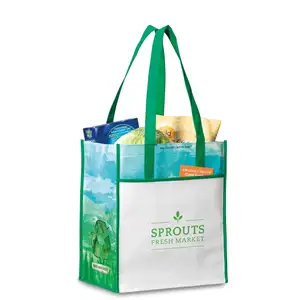 Biodegradable Clothing Non-woven Shopping Bags Reusable With Logos