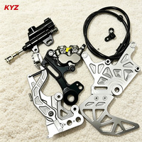 Hinterer Fußbremshebel CNC 7075 Aluminium mit klappbarer, verstellbarer Spitze, passend für Sur Ron Light Bee Dirt Bike Ersatzteile Motocross