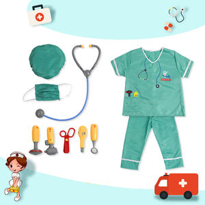 زي طبيب وممرضة للأطفال الأفضل صنعًا ، زي لعبة التظاهر ، زي زي عيد هالوين الوظيفي للأطفال - Product Image 6