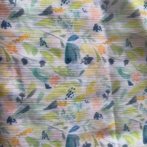Tissu satiné imprimé à l'encre à base d'eau, motif floral végétal, 160 g/m², densité 28, pour costume, robe, mode, décoration intérieure - Product Image 3