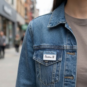 Broche en émail souple minimaliste, nouveauté vibrante, avec inscription '<span class=keywords><strong>Hello</strong></span> I Am', en métal, pour vêtements et sacs à dos tendance, vente en gros - Product Image 1