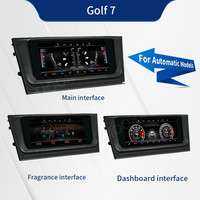 Écran tactile numérique LED pour climatiseur de voiture, panneau de climatisation numérique pour la série Volkswagen, tableau climatique numérique QLED AI