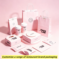 Sac en papier kraft écologique et durable pour café, personnalisable en usine, pour une, deux ou quatre tasses, sac à emporter