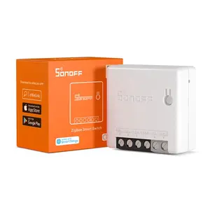 Nuovo arrivo A Due Vie SONOFF Zigbee MINI ZBMINI wifi smart switch funziona con Alexa e Google Casa