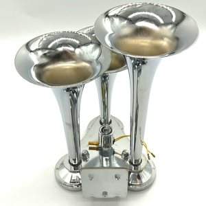 Klaxon de train 12V/24V avec klaxon à air à 3 tuyaux et haut-parleur de sirène puissant avec tweeter - Product Image 2