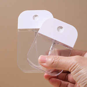 Meilleure vente de désinfectant pour les mains en plastique <span class=keywords><strong>vide</strong></span> de type carte de crédit vaporisateur de parfum rechargeable de 50ml avec porte-clés - Product Image 5