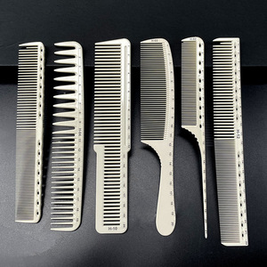 Graduato barbiere speciale stilista da donna coda pick uomo Push Edge trecce pettine da barbiere antistatico Set di pettine per taglio capelli - Product Image 2