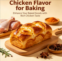 Poudre concentrée aromatisée au poulet rôti pour la pâtisserie, assaisonnement pour snacks savoureux et aliments soufflés