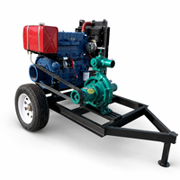 Pompe à eau haute pression 15 CV en métal, pistolet d'arrosage, grande puissance, conception durable, faible consommation de carburant pour système d'irrigation agricole