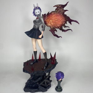 Figurine Anime <span class=keywords><strong>Tokyo</strong></span> <span class=keywords><strong>Ghoul</strong></span> Kirishima Dong Xiang à Double Tête de 37 cm, Modèle Sculpté, Boîte Cadeau, Ornement Fait Main - Product Image 2