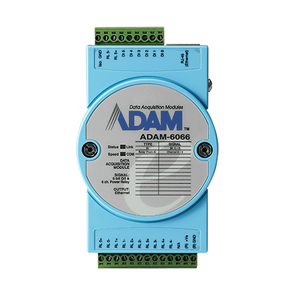 Taiwan Advantech ADAM-6066 24Vdc Digital Input Power <b>Relay</b> Module 2.5W 6 Digital Input Channels 2000VDC Isolation 5A Load - Product Image 1