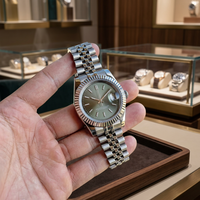 Montre de plongée automatique Seiko NH35 sur mesure, bracelet en acier inoxydable Silver Jubilee avec logo Hercules, verre saphir, étanche 50 bars