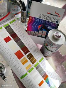 Gama completa de reparación automotriz: Imprimación 1K, Barniz transparente, Endurecedor en aerosol, Pintura para muebles, Pintura para coches Axalta AM97 Blanca y Negra, Tienda de mezcla de pinturas para coches - Product Image 1