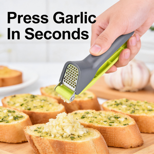 Presse-ail en acier inoxydable de qualité supérieure, facile à nettoyer et à utiliser, pour la cuisine - Product Image 1