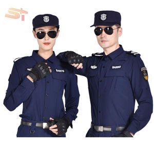 速乾性のあるフリース付き屋外用セキュリティスーツ、トレーニング用長袖インストラクター制服、通気性あり - Product Image 4