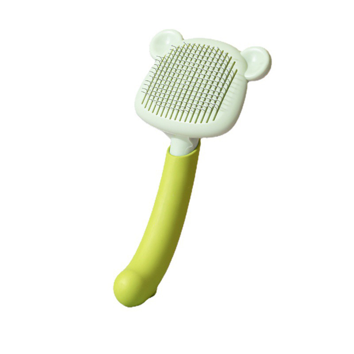 New Pet Grooming Brush Self Cleaning Automatically Dog Cat Slicker Brush Remove Dog Hairs Pet Comb