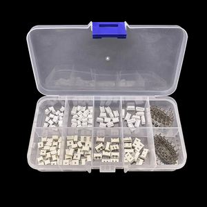 60 ensembles/boîte <span class=keywords><strong>MX</strong></span> 1,25 mm de pas, 2 3 <span class=keywords><strong>4</strong></span> 5 broches, boîtier de prise femelle, fiche mâle DIP, bornes à sertir à broches droites, kit de connecteurs Jst - Product Image 1