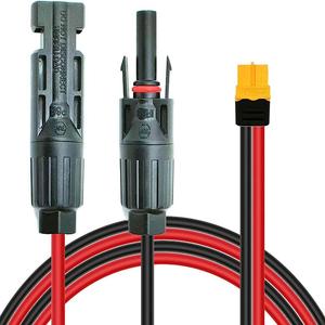 XT60 Adapterkabel 12AWG PVC 1M Solarpanel-Ladekabel für Tragbare Powerstation Generator Jackery <span class=keywords><strong>EcoFlow</strong></span> Bluetti - Product Image 5