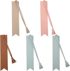 Marcapáginas Elegante de Cuero PU con Borla, Logotipo Personalizado, Regalo para Programas Escolares, Promoción Corporativa y Obsequios para Eventos - Product Image 2